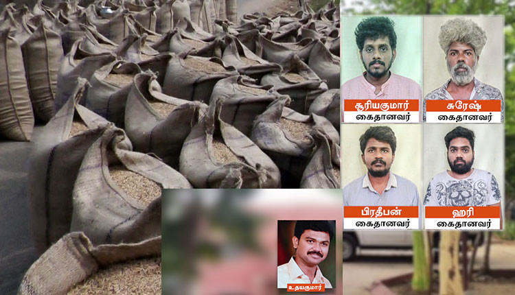 அரிசி ஆலை உரிமையாளரை கடத்திய 4 நபர்கள் செல்போன் சிக்னல் மூலம் தொடர்ந்து சென்று கைது..