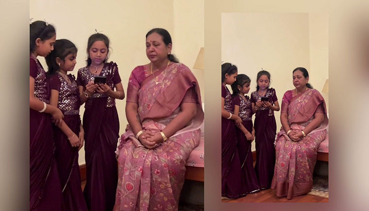 விஜயகாந்த் நடித்த படத்தின் பாடலை பாடிய 3 சிறுமிகள் பாடலை கேட்டு கண்கலங்கிய பிரேமலதா..