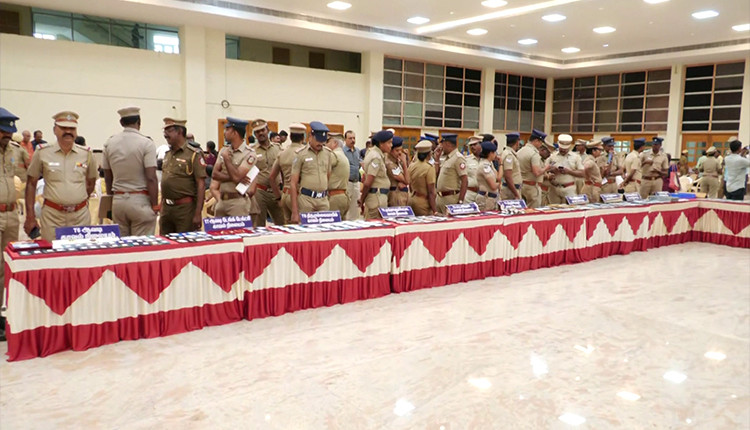 திருட்டு, வழிப்பறி, சைபர் கிரைம் புகார்களில் மீட்கப்பட்ட பொருள், பணம்