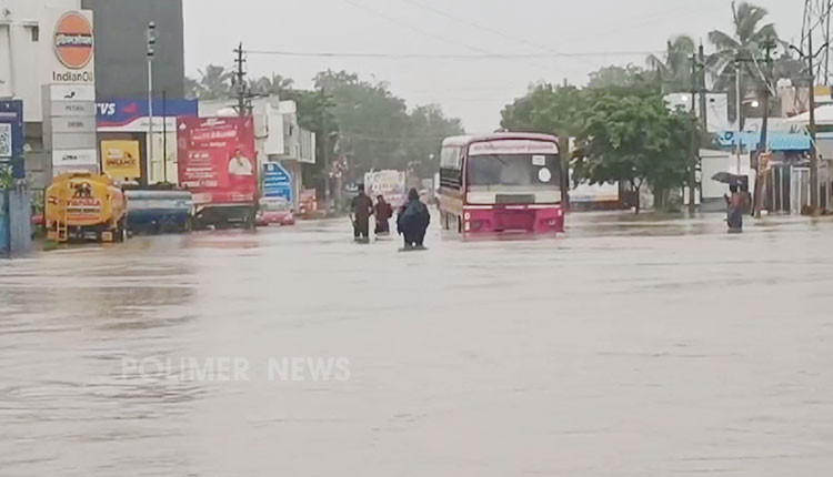 தூத்துக்குடியில் நேற்று காலை முதல் இன்று அதிகாலை வரை இடைவிடாது தொடர்ந்து மழை